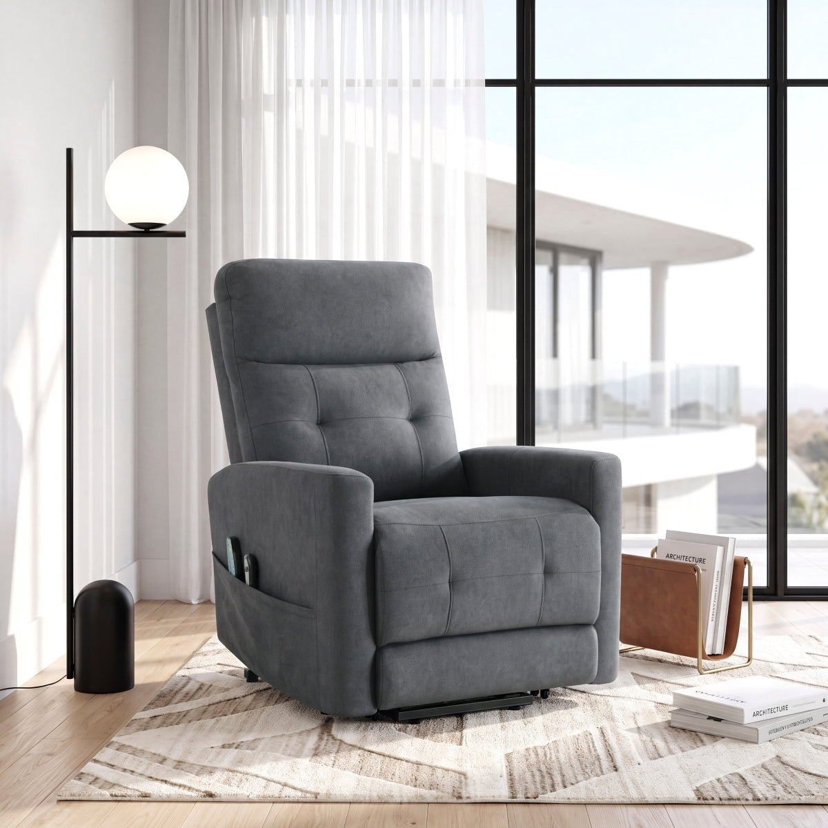 Wichita Power Lift Chair with Massage and Heat