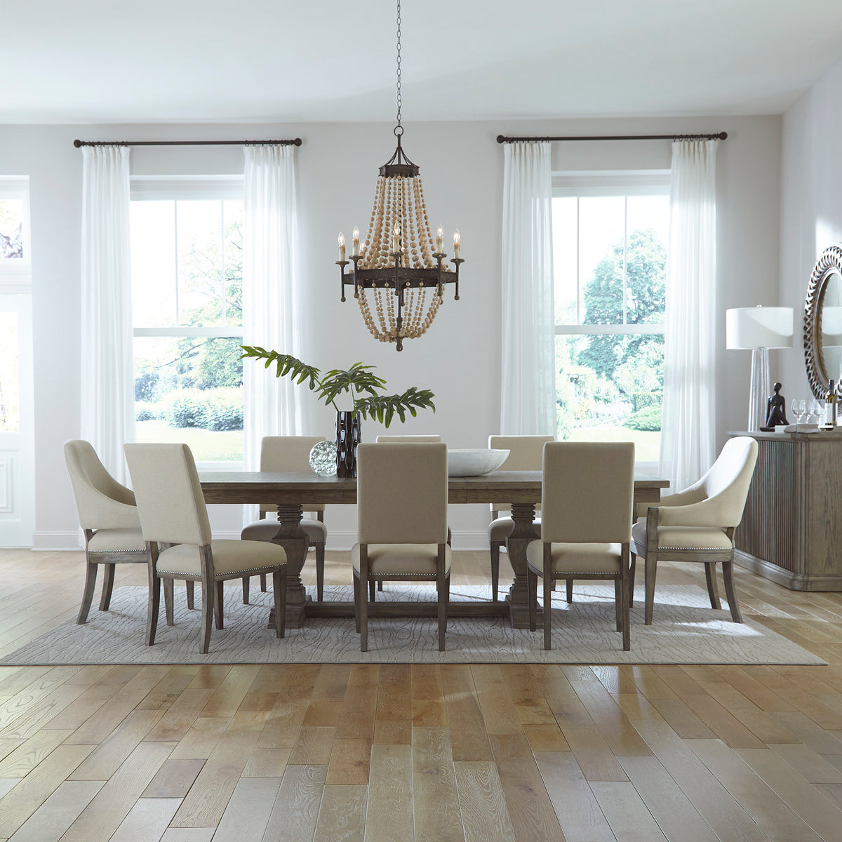 Westfield 9 Piece Trestle Table Set