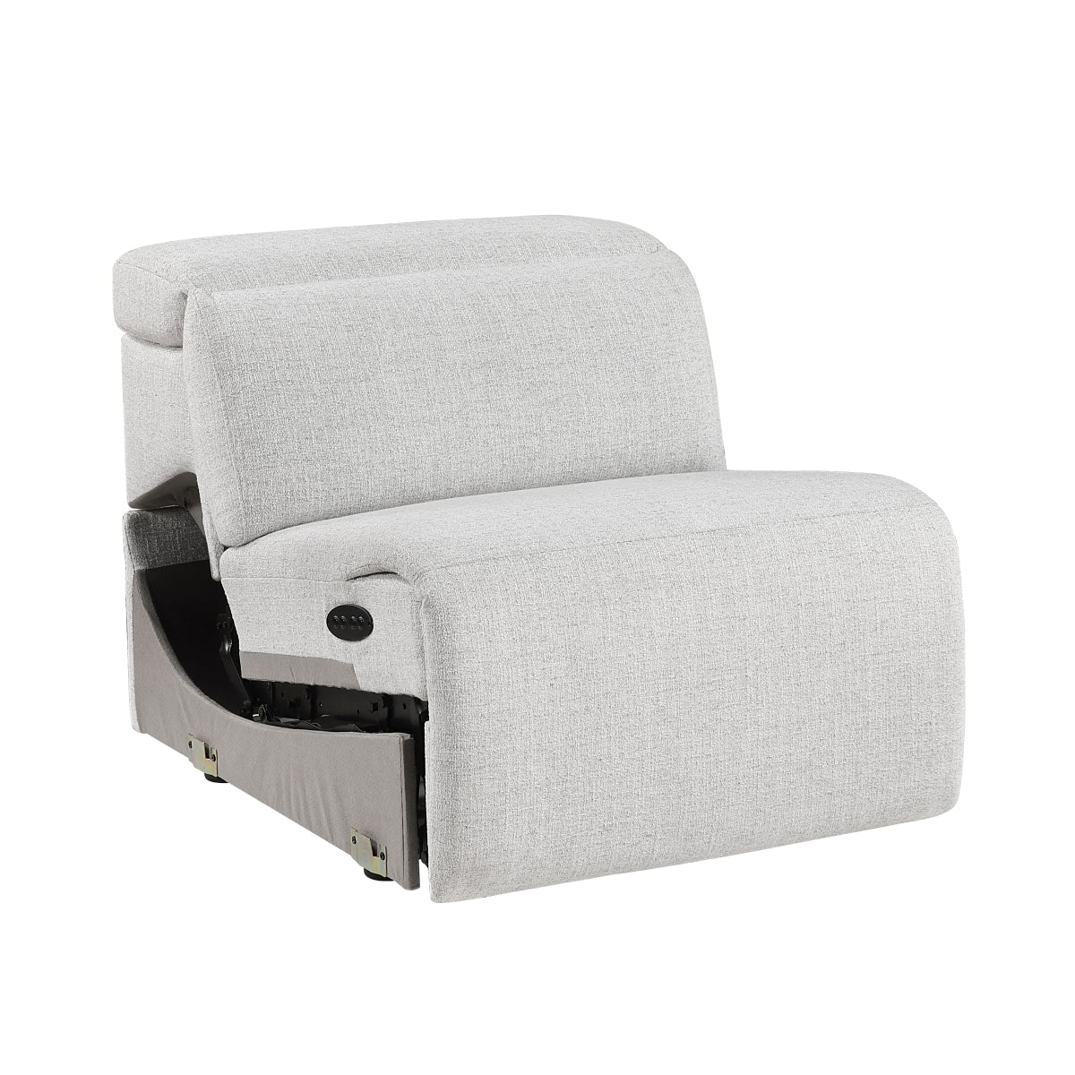 McPherson Power Armless Reclining Chair with Power Headrest