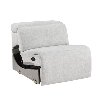 McPherson Power Armless Reclining Chair with Power Headrest