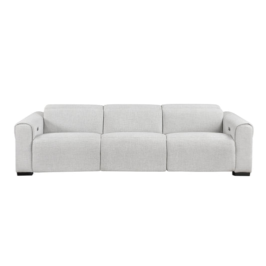 McPherson Power Double Reclining Sofa with Power Headrests, Charging Ports