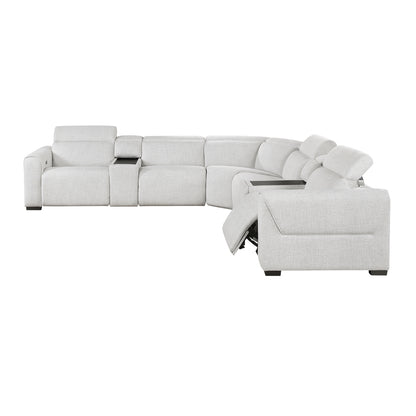 McPherson 7-Piece Modular Power Reclining Sectional with Power Headrests