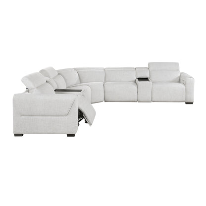 McPherson 7-Piece Modular Power Reclining Sectional with Power Headrests