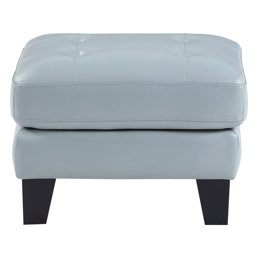 Spivey Ottoman - Aqua