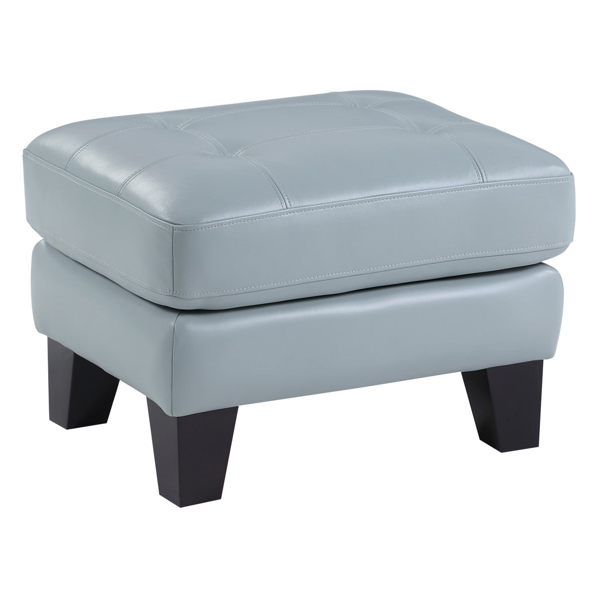 Spivey Ottoman - Aqua