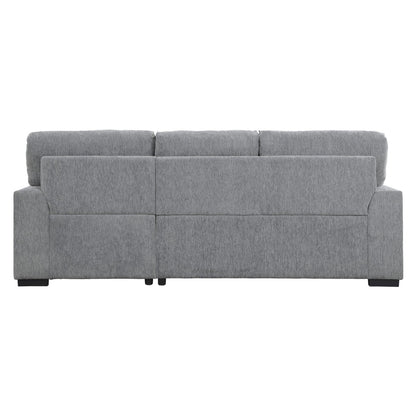 Morelia 2-Piece Sectional with Pull-out Bed and Right Chaise with Hidden Storage