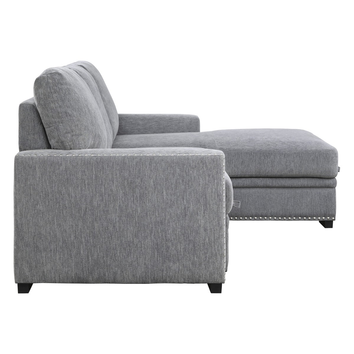 Morelia 2-Piece Sectional with Pull-out Bed and Right Chaise with Hidden Storage