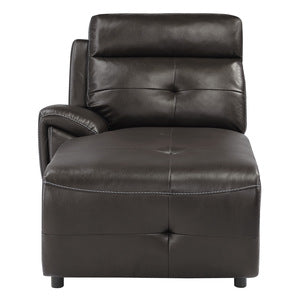 (1/6)Left Side Chaise, Push Back Recliner