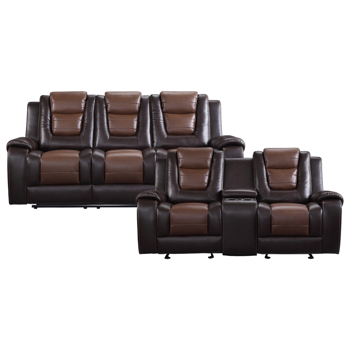 Briscoe 2-Piece Living Room Set (Sofa and Love Seat)