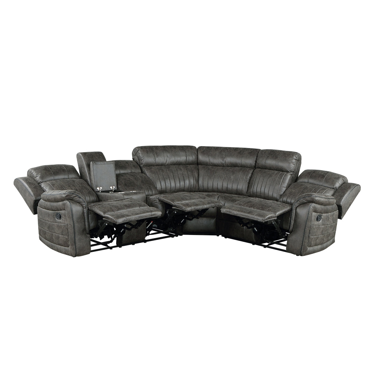 Centeroak 3-Piece Reclining Sectional with Left Console