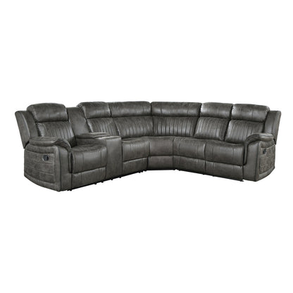 Centeroak 3-Piece Reclining Sectional with Left Console