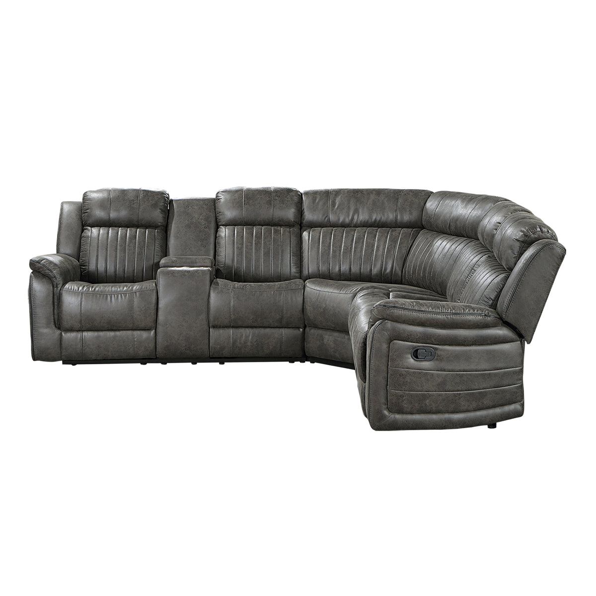 Centeroak 3-Piece Reclining Sectional with Left Console