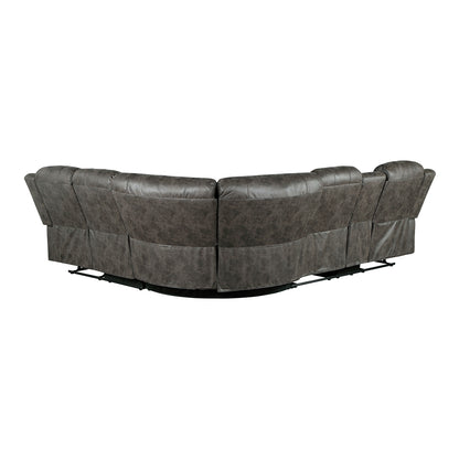Centeroak 3-Piece Reclining Sectional with Left Console