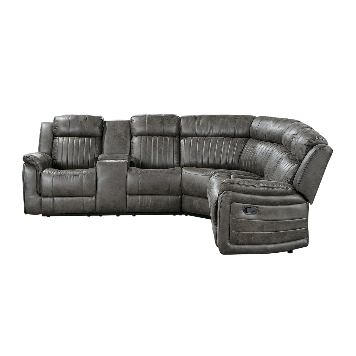 Centeroak 3-Piece Reclining Sectional with Left Console