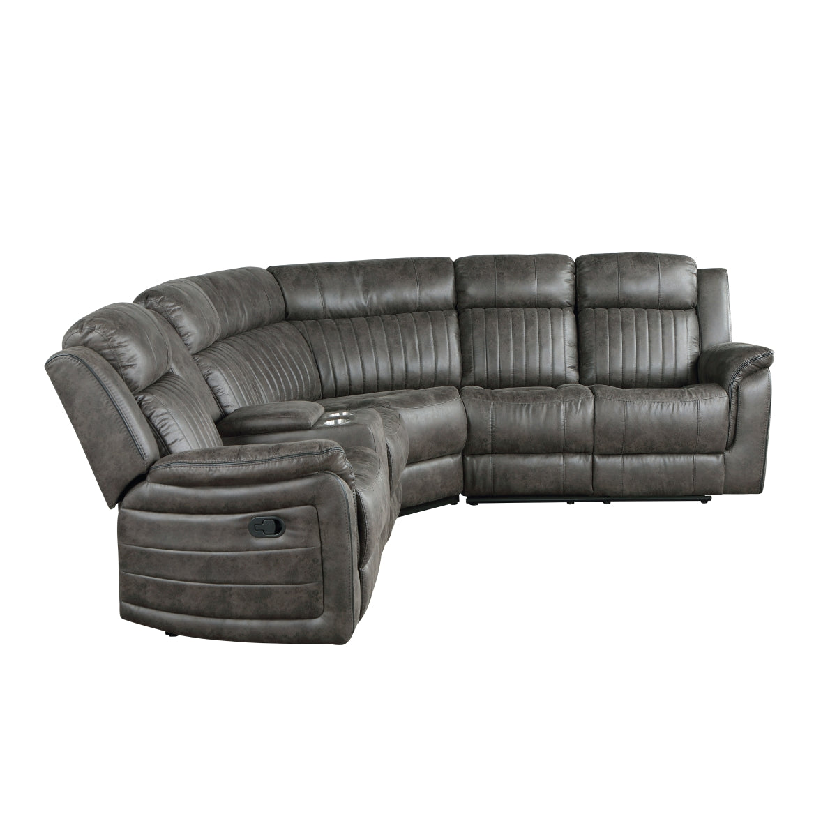 Centeroak 3-Piece Reclining Sectional with Left Console