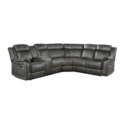 Centeroak 3-Piece Reclining Sectional with Left Console