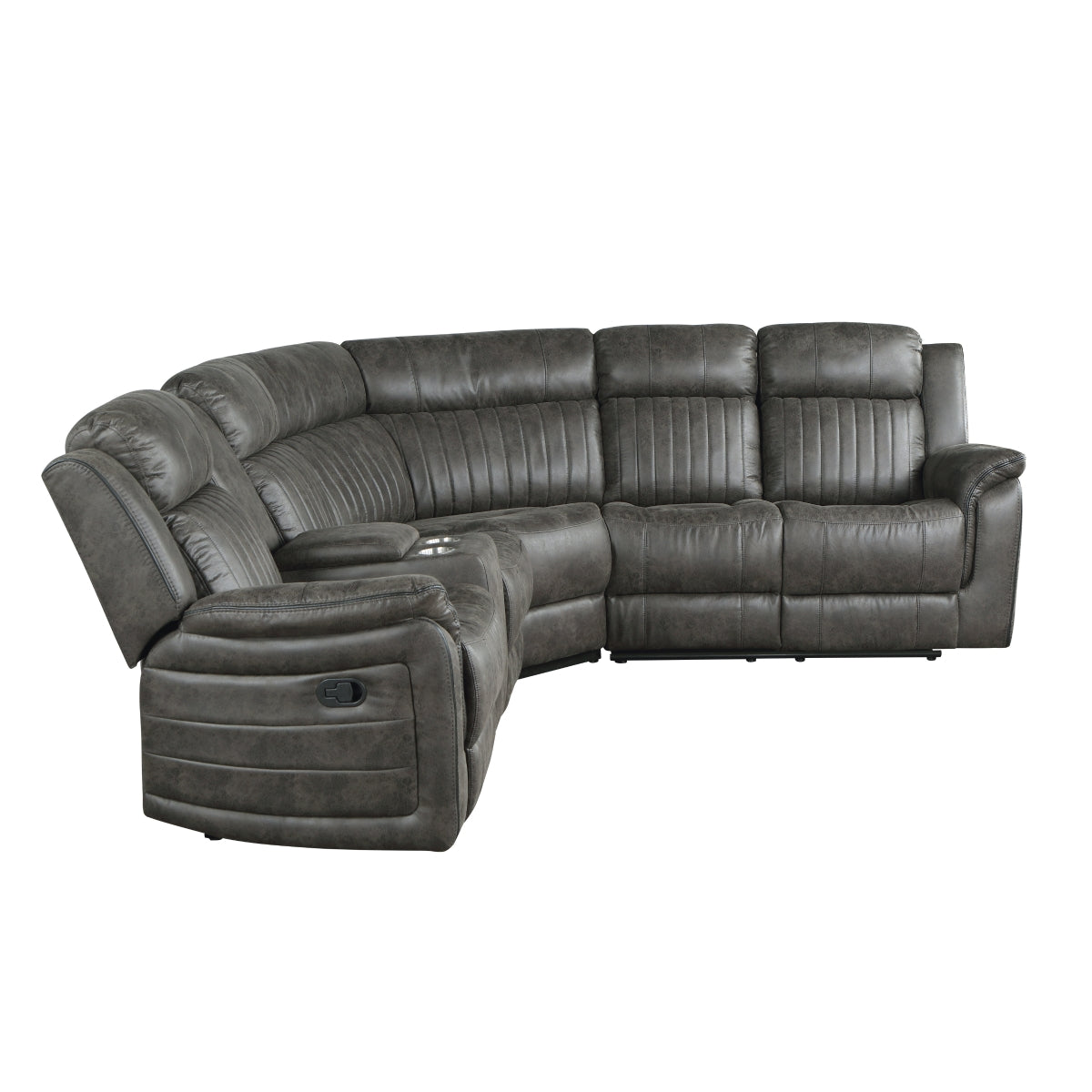 Centeroak 3-Piece Reclining Sectional with Left Console