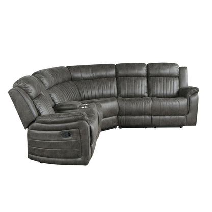 Centeroak 3-Piece Reclining Sectional with Left Console