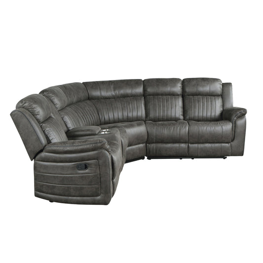 Centeroak 3-Piece Reclining Sectional with Left Console