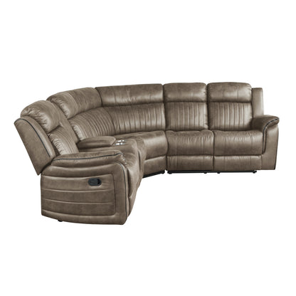 Centeroak 3-Piece Reclining Sectional with Left Console