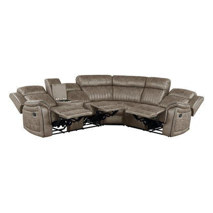 Centeroak 3-Piece Reclining Sectional with Left Console