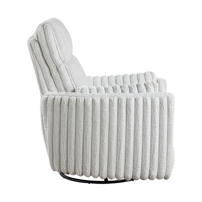 Payton Swivel Glider Reclining Chair - Gray