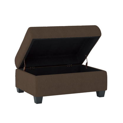 Maston Storage Ottoman - Chocolate