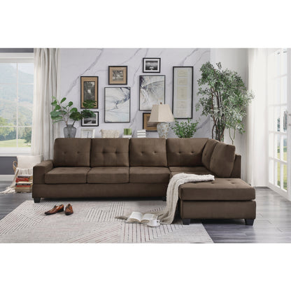 Maston 2-Piece Reversible Sectional with Drop-Down Cup Holders