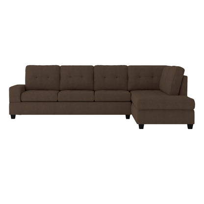 Maston 2-Piece Reversible Sectional with Drop-Down Cup Holders