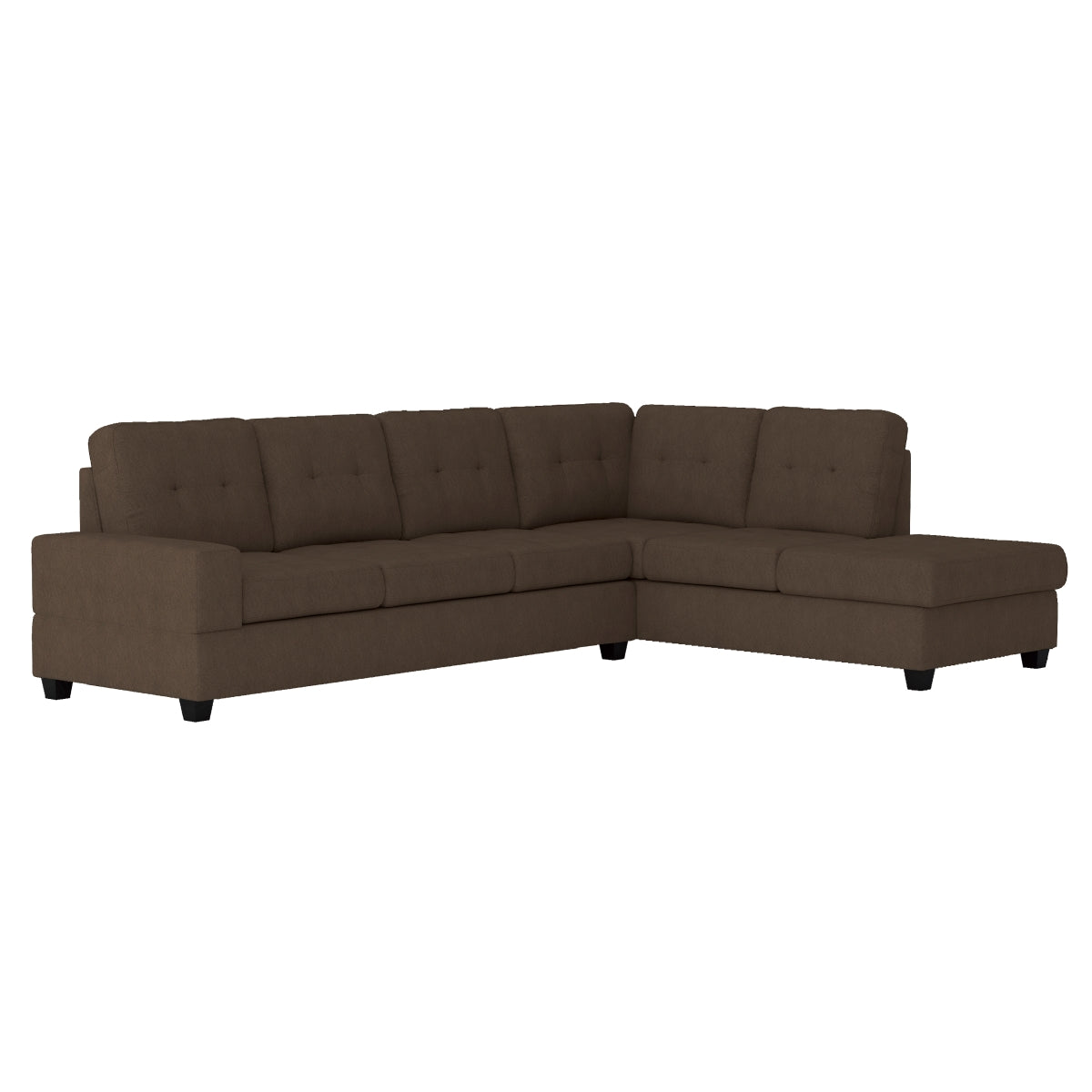 Maston 2-Piece Reversible Sectional with Drop-Down Cup Holders