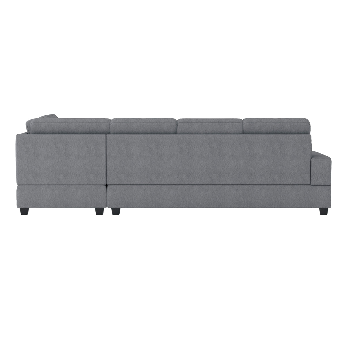 Maston 3-Piece Reversible Sectional with Drop-Down Cup Holders and Storage Ottoman