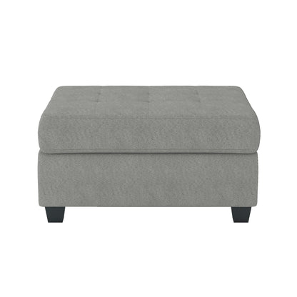 Maston 3-Piece Reversible Sectional with Drop-Down Cup Holders and Storage Ottoman