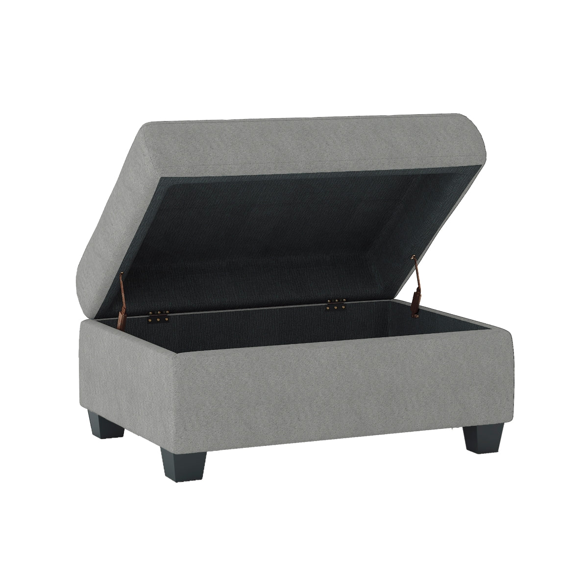 Maston 3-Piece Reversible Sectional with Drop-Down Cup Holders and Storage Ottoman