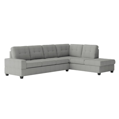 Maston 3-Piece Reversible Sectional with Drop-Down Cup Holders and Storage Ottoman