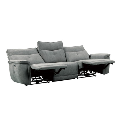 Tesoro Power Double Reclining Sofa with Power Headrests and USB Ports