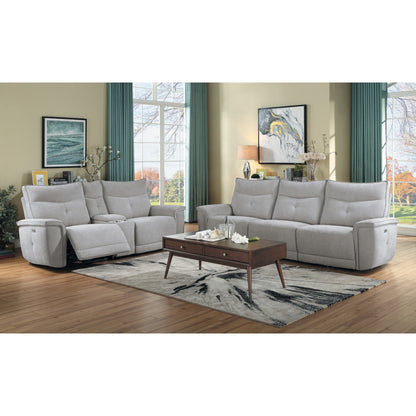 Tesoro Power Double Reclining Sofa W/ Power Headrests