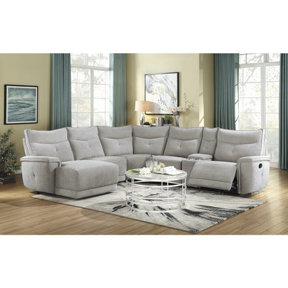 Tesoro 6-Piece Modular Reclining Sectional with Left Chaise