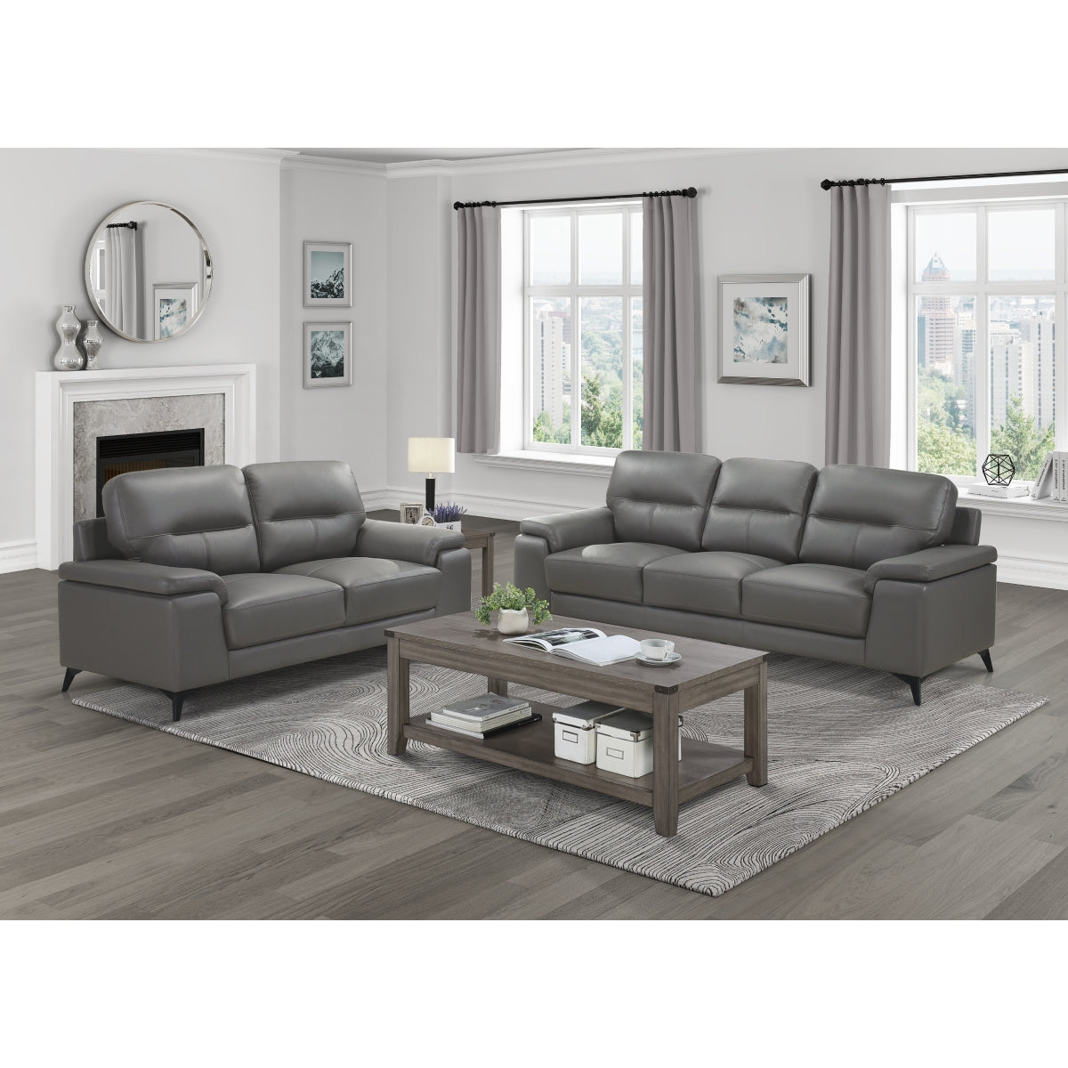 Mischa Sofa - Dark gray