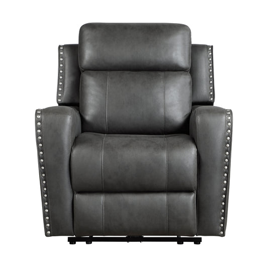 Kellen Power Reclining Chair - Smoky gray