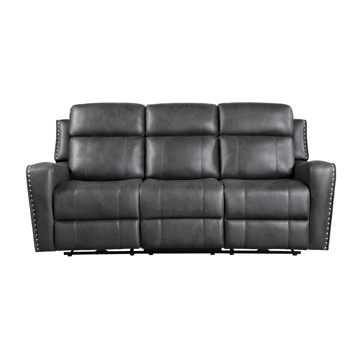 Kellen Power Double Reclining Sofa - Smoky gray