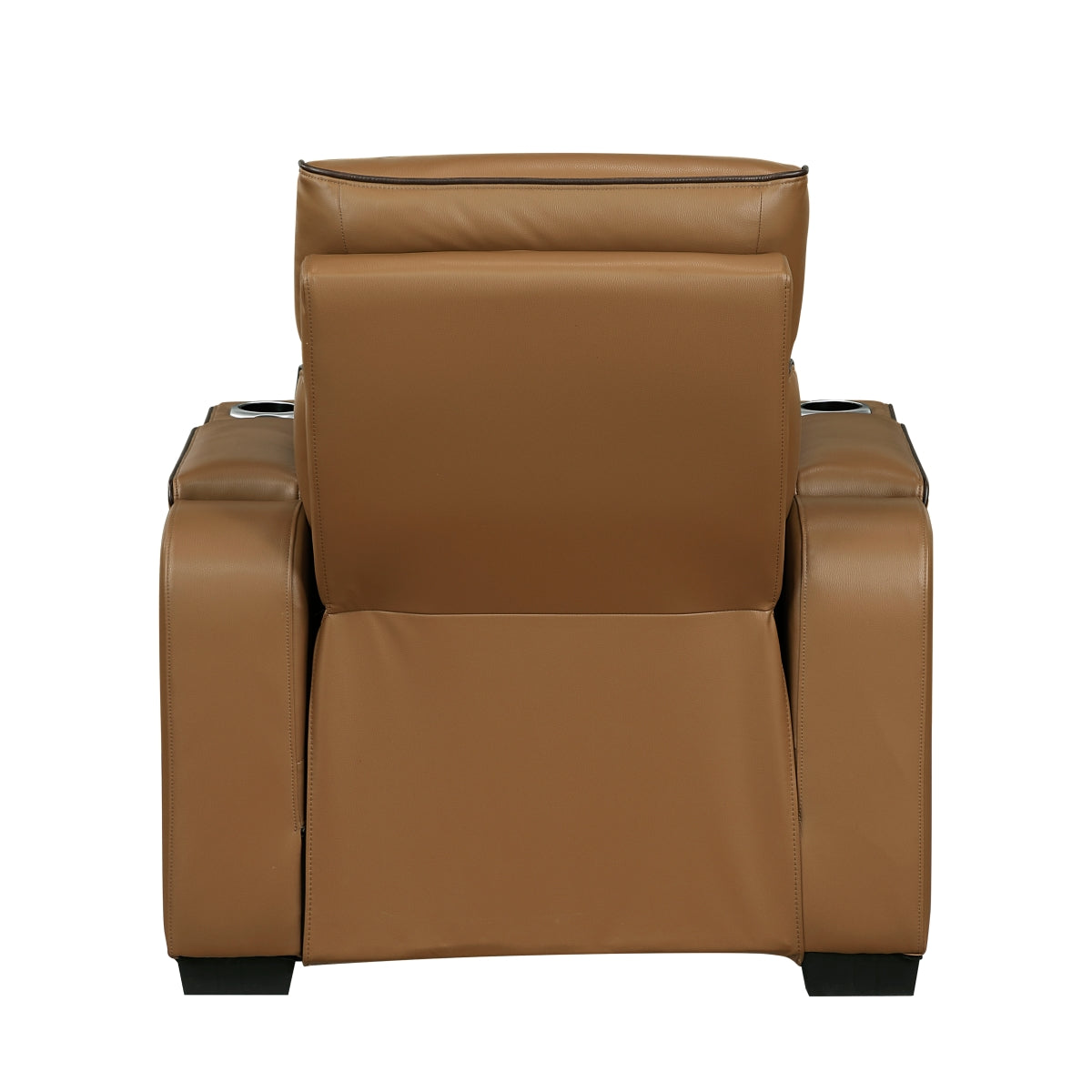 Fairway Power Reclining Chair with Power Headrest, Cup holders and Storage Arms(Top and Side), Charging Ports and LED lighting
