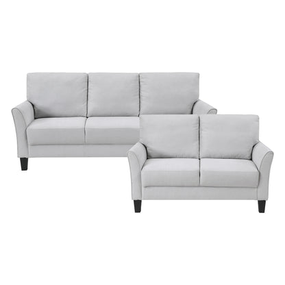 Aliana 2-Piece Living Room Set (Sofa and Love Seat)