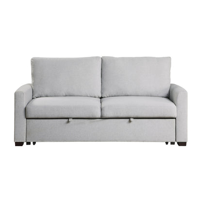Price Convertible Studio Sofa with Pull-out Bed - Gray