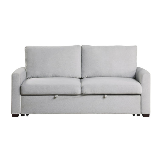 Price Convertible Studio Sofa with Pull-out Bed - Gray
