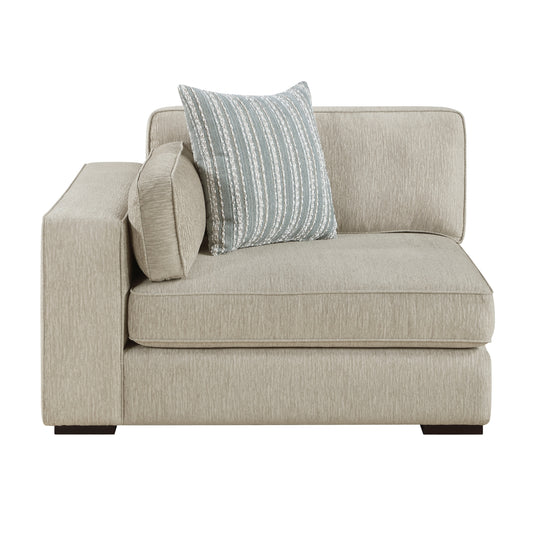 Mila Left Side Chair - Pewter