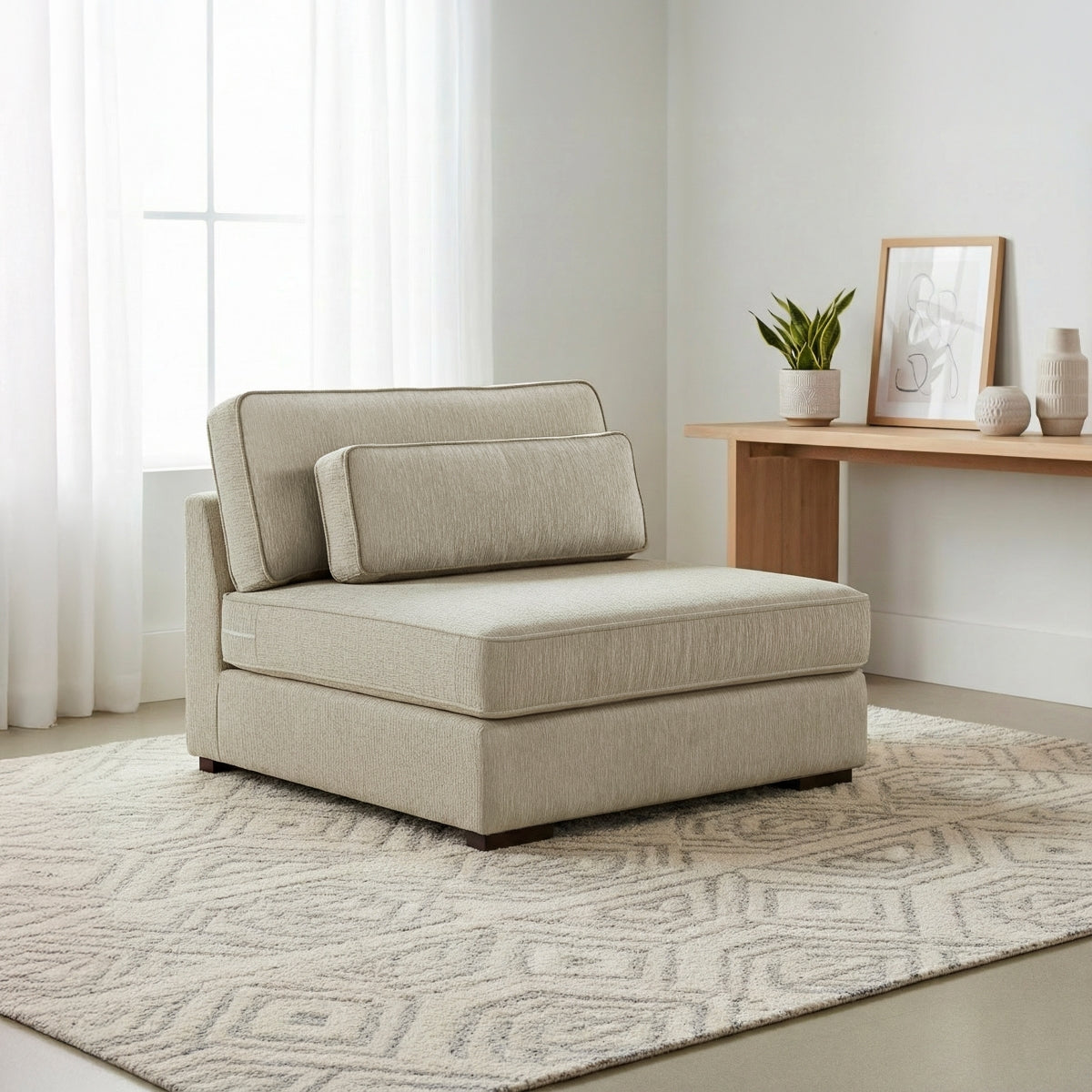 Mila Armless Chair