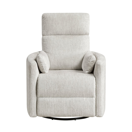 Tinley Swivel Glider Reclining Chair - Beige
