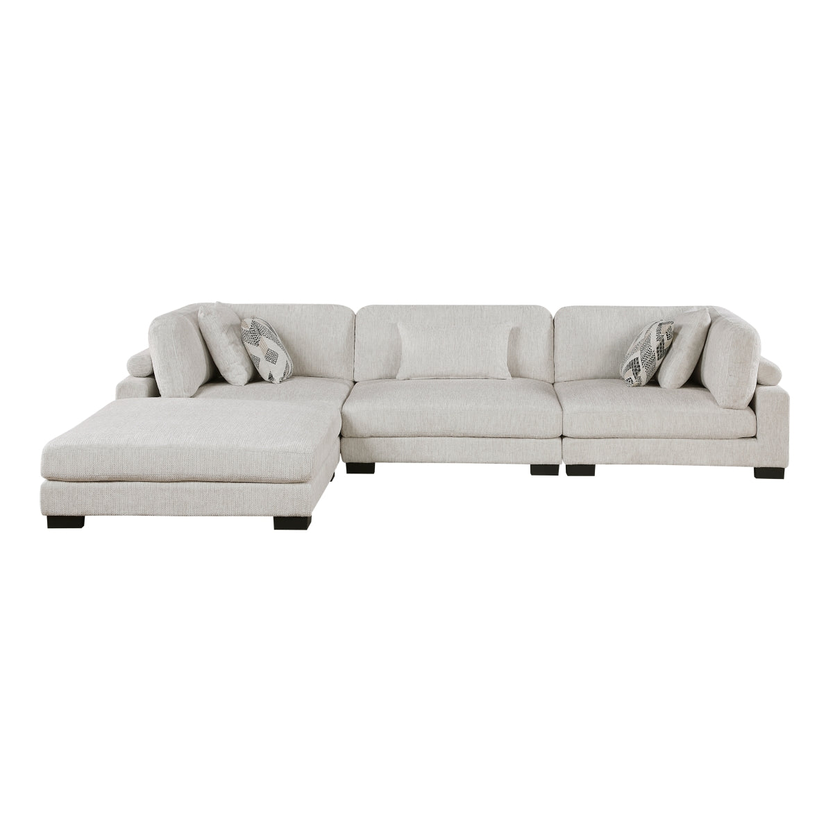 Tinley 4-Piece Modular Sectional with Ottoman