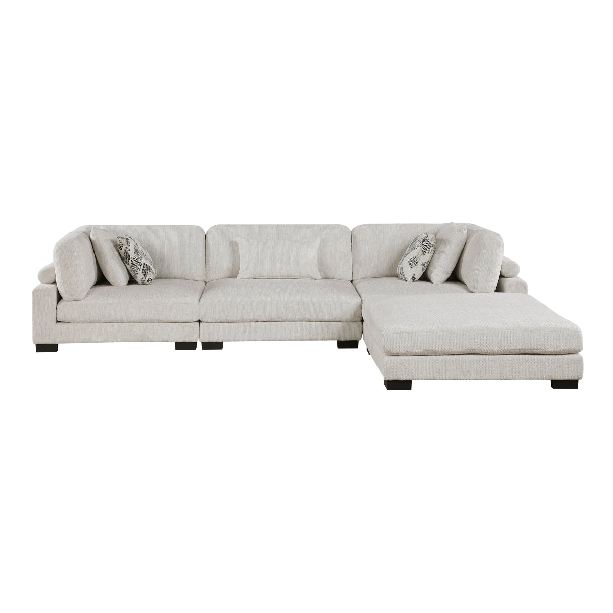 Tinley 4-Piece Modular Sectional with Ottoman
