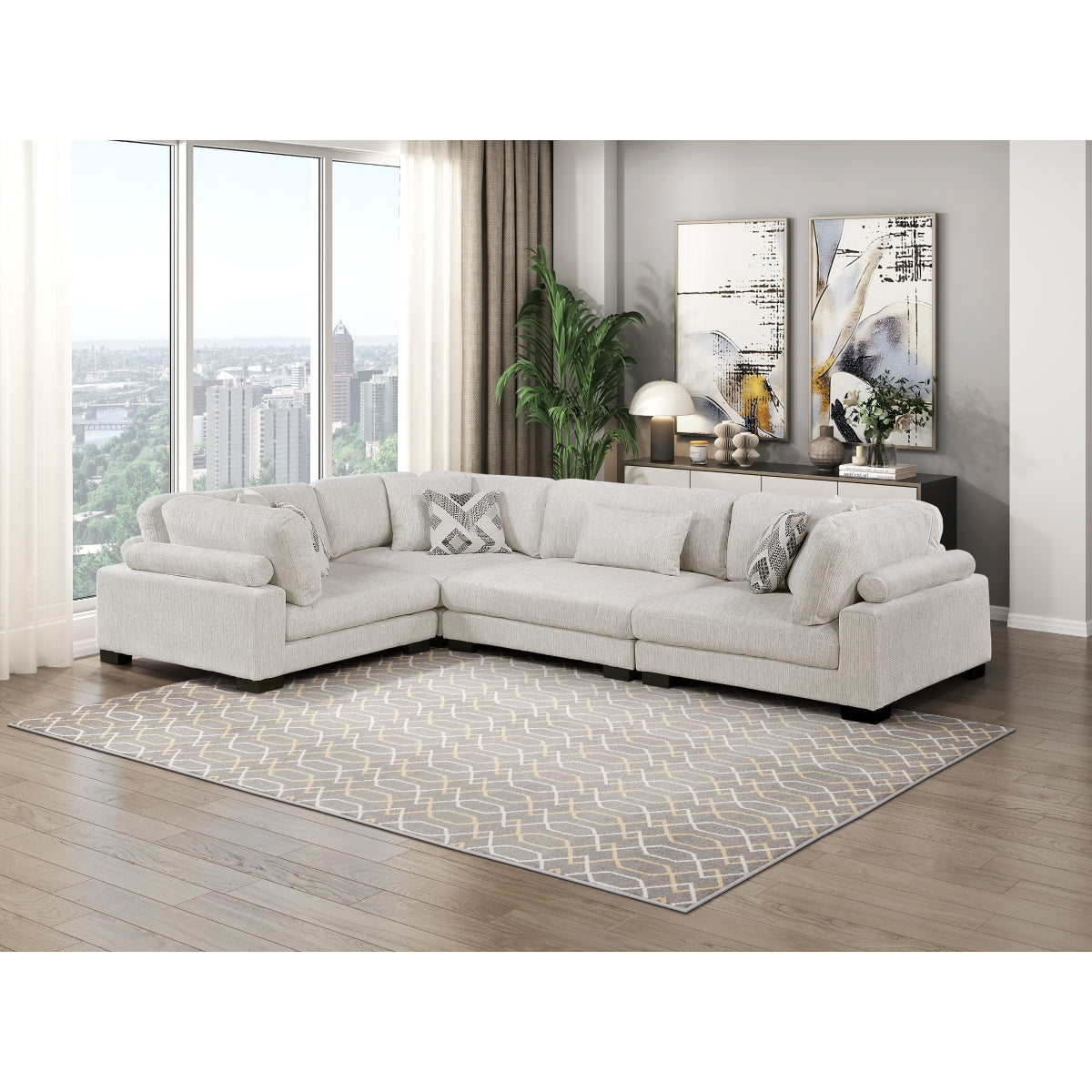 Tinley 4-Piece Modular Sectional